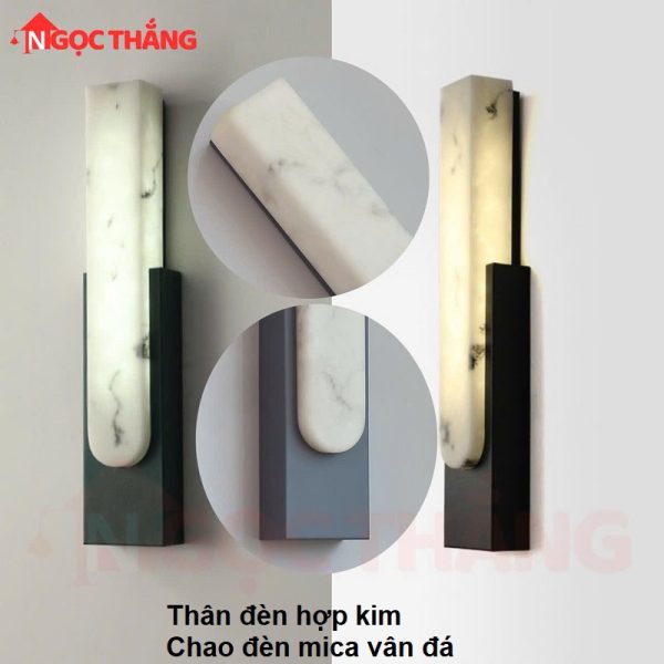 Đèn ốp tường trang trí phòng khách phòng ngủ cầu thang Led 3 chế độ màu 220V VK93 Ngọc Thắng - Hình ảnh 6