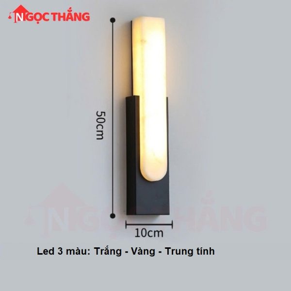 Đèn ốp tường trang trí phòng khách phòng ngủ cầu thang Led 3 chế độ màu 220V VK93 Ngọc Thắng - Hình ảnh 2