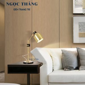 Alternative view of Đèn bàn đọc sách trang trí phòng khách phòng ngủ cao cấp ĐB6055 Ngọc Thắng (Kèm một bóng Led 12W)