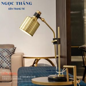 Đèn bàn đọc sách trang trí phòng khách phòng ngủ cao cấp ĐB6055 Ngọc Thắng (Kèm một bóng Led 12W)