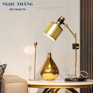 Đèn bàn đọc sách trang trí phòng khách phòng ngủ cao cấp ĐB6055 Ngọc Thắng (Kèm một bóng Led 12W) - Ảnh 4