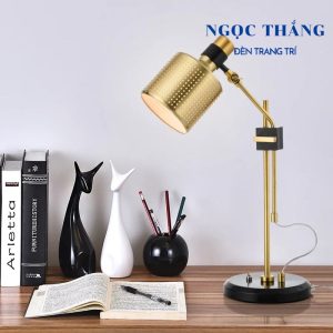Đèn bàn đọc sách trang trí phòng khách phòng ngủ cao cấp ĐB6055 Ngọc Thắng (Kèm một bóng Led 12W) - Ảnh 5