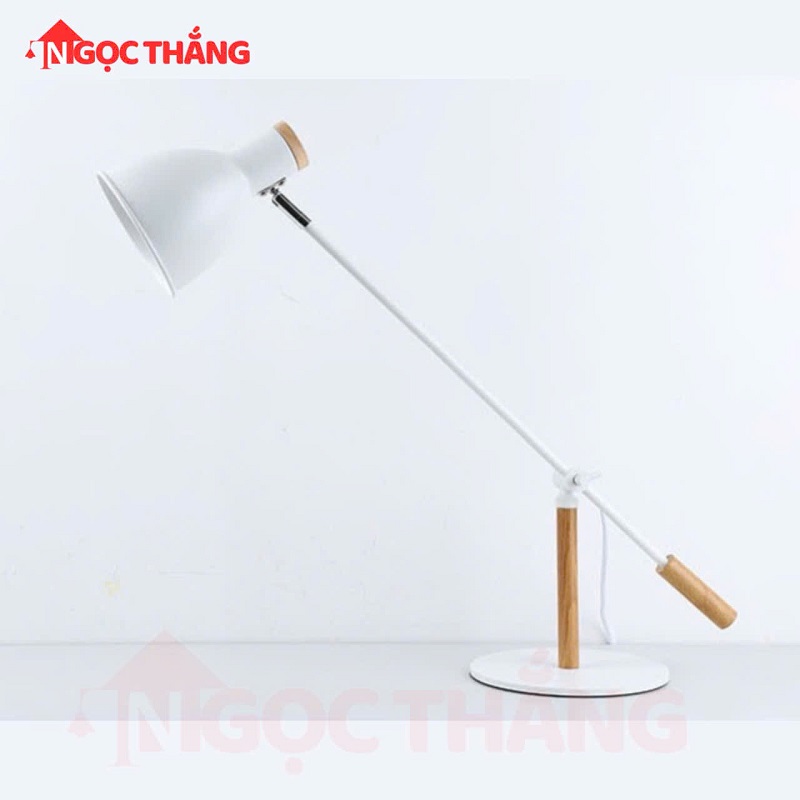 Đèn bàn phòng ngủ trang trí bàn làm việc DB14 Đen Ngọc Thắng (Kèm bóng Led 12W ánh sáng vàng) - Ảnh 10