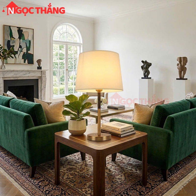 Đèn để bàn học làm việc phòng ngủ phòng khách ĐB6074 Ngọc Thắng (Tặng kèm một bóng Led Bulb 9W) - Ảnh 6