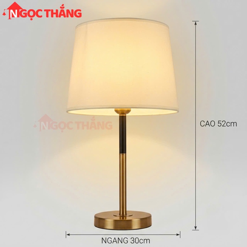 Đèn để bàn học làm việc phòng ngủ phòng khách ĐB6074 Ngọc Thắng (Tặng kèm một bóng Led Bulb 9W) - Ảnh 3