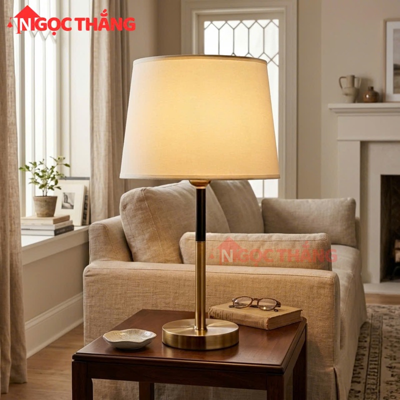 Đèn để bàn học làm việc phòng ngủ phòng khách ĐB6074 Ngọc Thắng (Tặng kèm một bóng Led Bulb 9W) - Ảnh 4