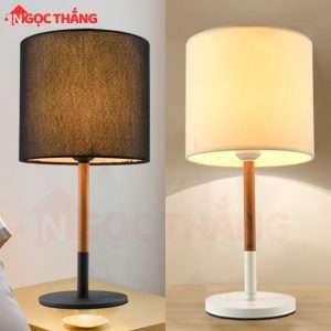 Đèn bàn Ø28cm x H40cm trang trí phòng ngủ DB597 Ngọc Thắng (Tặng bóng Led 4W ánh sáng vàng) - Ảnh 12