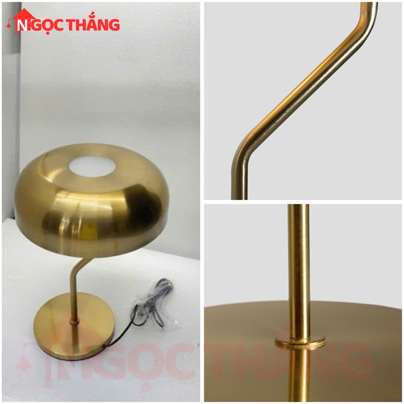 Đèn bàn phòng ngủ Cao 42cm trang trí bàn làm việc phòng khách DB0521 Ngọc Thắng (Kèm bóng 8W Vàng) - Ảnh 7