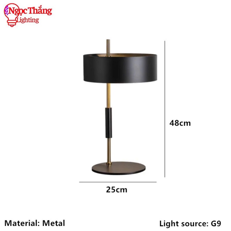Đèn bàn phòng làm việc trang trí phòng ngủ phòng khách ĐB1129 Ngọc Thắng - Image 10