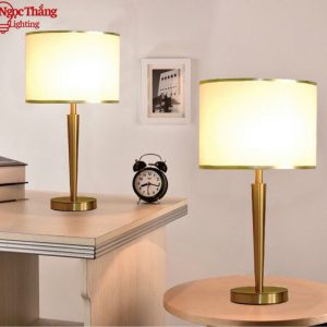 Đèn bàn phòng ngủ phòng khách cao cấp ĐB6151 Ngọc Thắng ( Kèm một bóng Led Bulb 7W ánh sáng vàng)