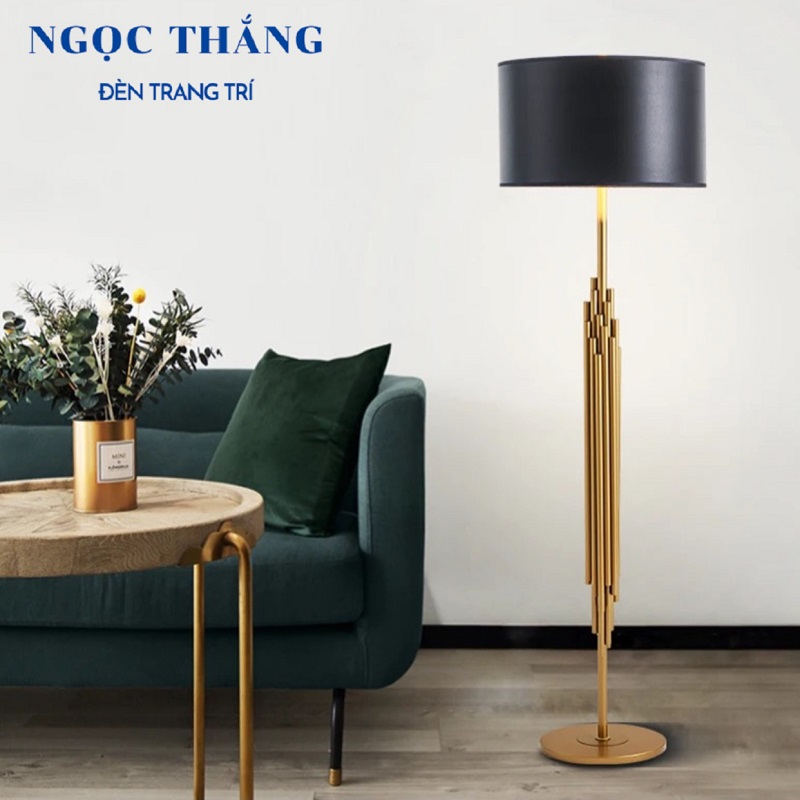 Đèn Cây Đứng Đèn Sàn Trang Trí Phòng Khách Phòng Ngủ Đọc Sách DC725 Ngọc Thắng Kèm Bóng 12W - Hình ảnh 5