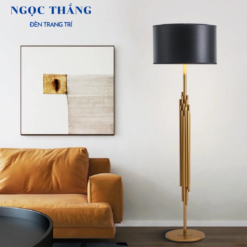 Đèn Cây Đứng Đèn Sàn Trang Trí Phòng Khách Phòng Ngủ Đọc Sách DC725 Ngọc Thắng Kèm Bóng 12W - Hình ảnh 3