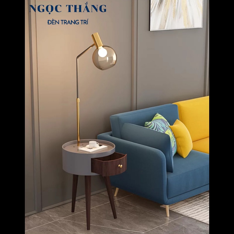 Đèn Cây Đứng Đọc Sách Trang Trí Phòng Khách Phòng Ngủ DC728 Ngọc Thắng (Tặng kèm một bóng Led Bulb 12W ánh sáng vàng) - Image 8
