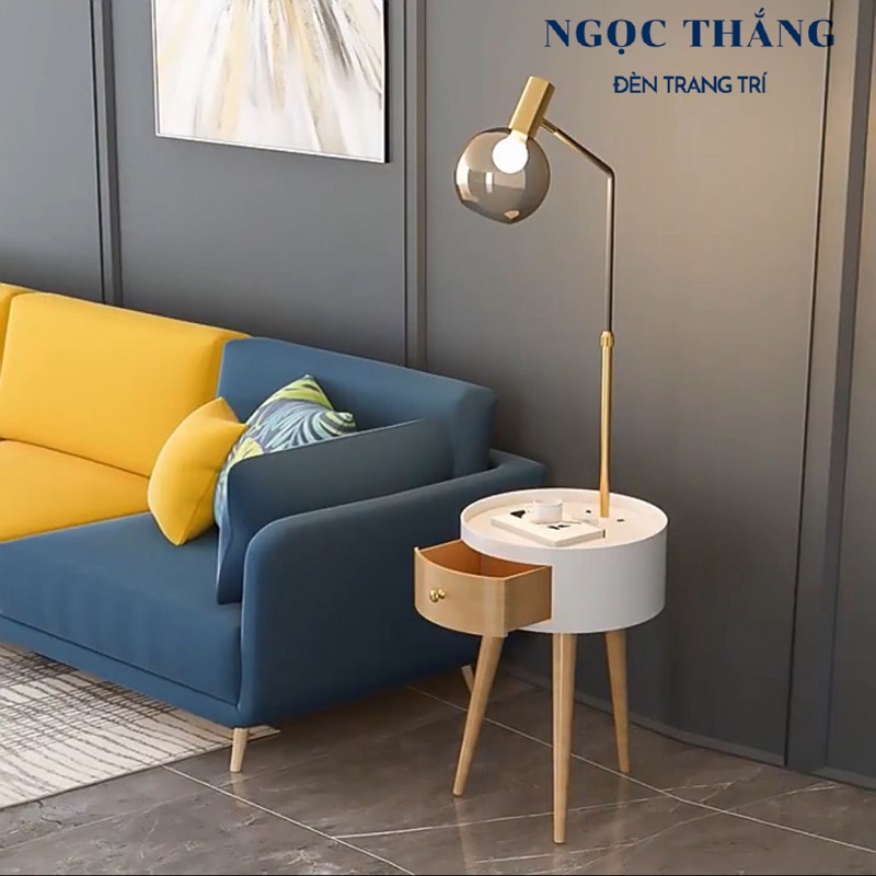 Đèn Cây Đứng Đọc Sách Trang Trí Phòng Khách Phòng Ngủ DC728 Ngọc Thắng (Tặng kèm một bóng Led Bulb 12W ánh sáng vàng) - Image 3