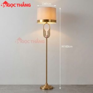 Đèn Cây Đọc Sách Đèn Sàn Trang Trí Phòng Khách Phòng Ngủ ĐB-6115C Ngọc Thắng Kèm Bóng Led 12W - Ảnh 3