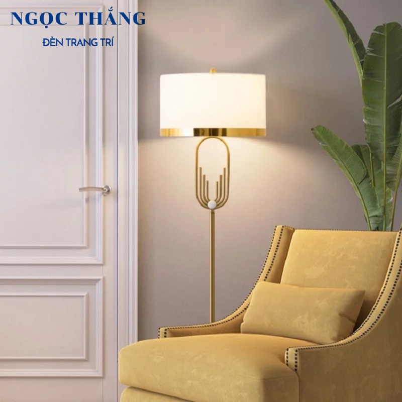 Đèn Cây Đọc Sách Đèn Sàn Trang Trí Phòng Khách Phòng Ngủ ĐB-6115C Ngọc Thắng Kèm Bóng Led 12W - Image 18