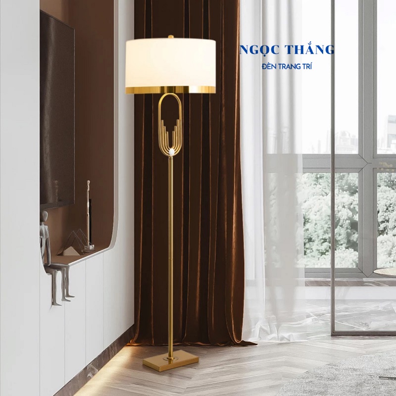 Đèn Cây Đọc Sách Đèn Sàn Trang Trí Phòng Khách Phòng Ngủ ĐB-6115C Ngọc Thắng Kèm Bóng Led 12W