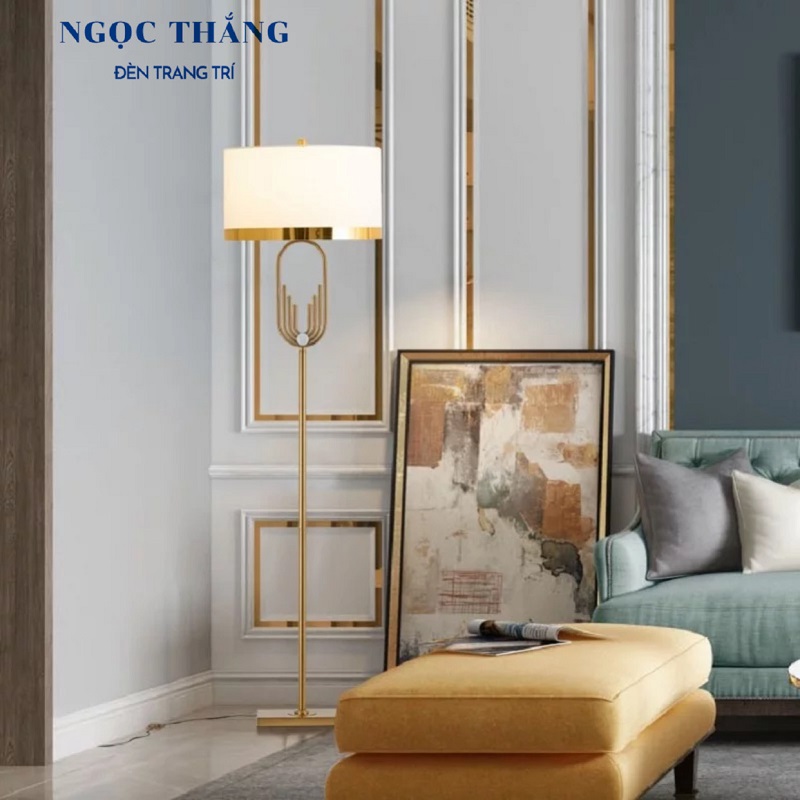 Đèn Cây Đọc Sách Đèn Sàn Trang Trí Phòng Khách Phòng Ngủ ĐB-6115C Ngọc Thắng Kèm Bóng Led 12W - Image 14
