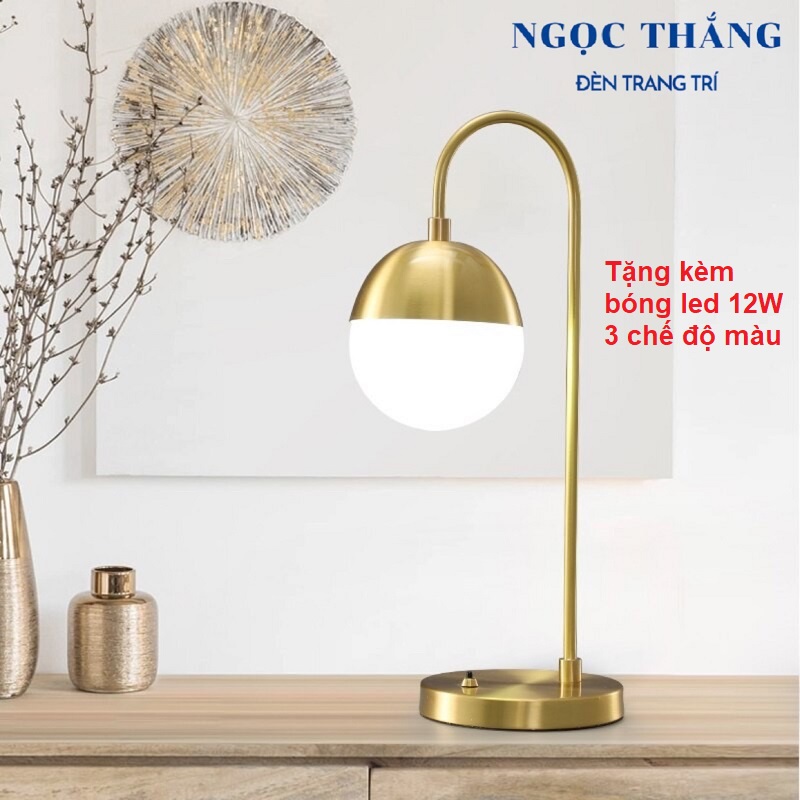 Đèn bàn phòng ngủ làm việc cao cấp DB600 Ngọc Thắng (Tặng kèm một bóng Led 12W 3 chế độ màu) - Image 2