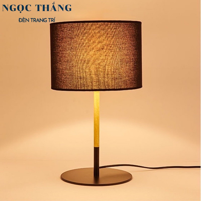 Đèn bàn Ø28cm x H40cm trang trí phòng ngủ DB597 Ngọc Thắng (Tặng bóng Led 4W ánh sáng vàng) - Image 15
