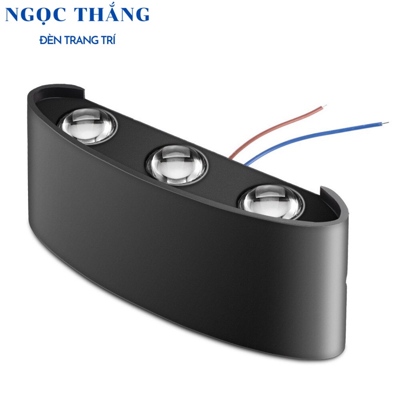 Đèn Led 8 Tia treo tường trang trí trong nhà ngoài trời Led 8W 220V VNT624 Ngọc Thắng - Image 7