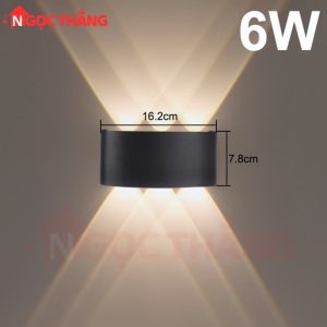 Alternative view of Đèn Led treo tường hắt tường trang trí ngoài trời trong nhà 6 bóng Led 220V VNT621 Ngọc Thắng