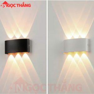 Đèn Led treo tường hắt tường trang trí ngoài trời trong nhà 6 bóng Led 220V VNT621 Ngọc Thắng