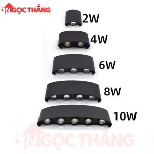 Đèn Led 8 Tia treo tường trang trí trong nhà ngoài trời Led 8W 220V VNT624 Ngọc Thắng - Ảnh 7