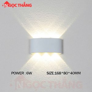 Đèn Led treo tường hắt tường trang trí ngoài trời trong nhà 6 bóng Led 220V VNT621 Ngọc Thắng - Ảnh 4