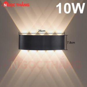 Đèn Led 8 Tia treo tường trang trí trong nhà ngoài trời Led 8W 220V VNT624 Ngọc Thắng - Ảnh 9