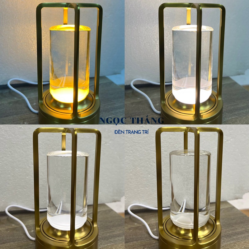 Đèn Led cảm ứng để bàn trang trí phòng ngủ bàn ăn cao cấp Led 3 chế độ màu DB03 Ngọc Thắng - Image 3