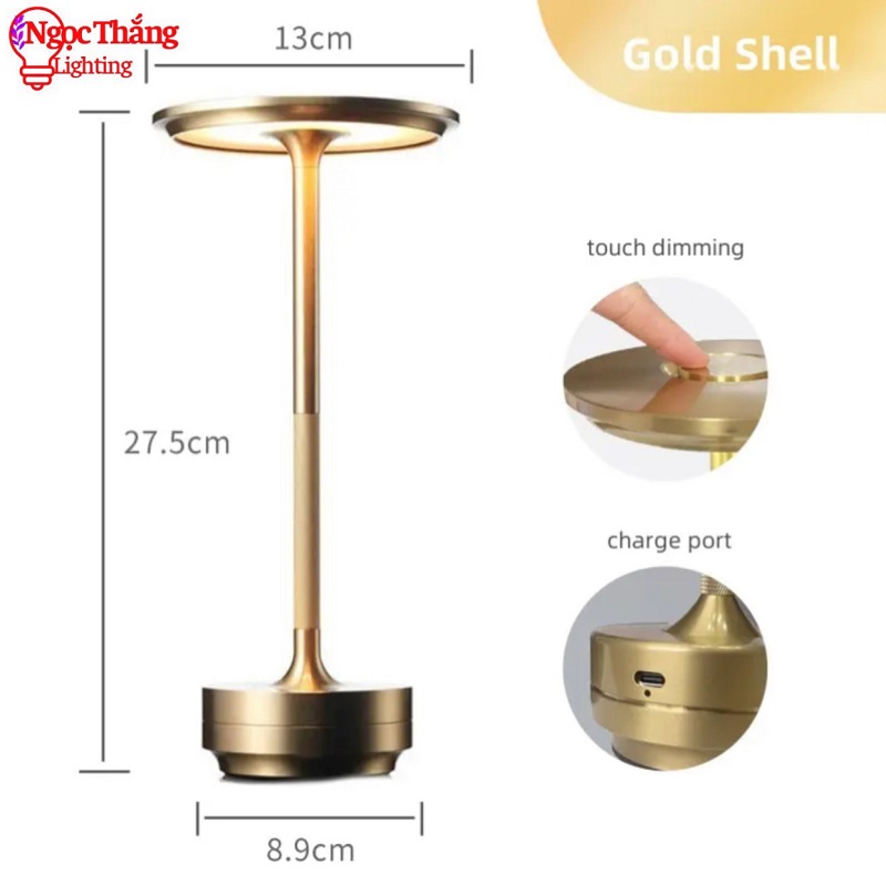 Đèn Led cảm ứng để bàn trang trí phòng ngủ bàn ăn cao cấp Led 3 chế độ màu DB04 Ngọc Thắng - Image 20