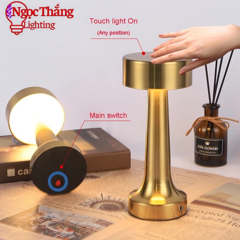Đèn Led cảm ứng để bàn trang trí phòng ngủ bàn ăn cao cấp Led 3 chế độ màu DB05 Ngọc Thắng - Image 5