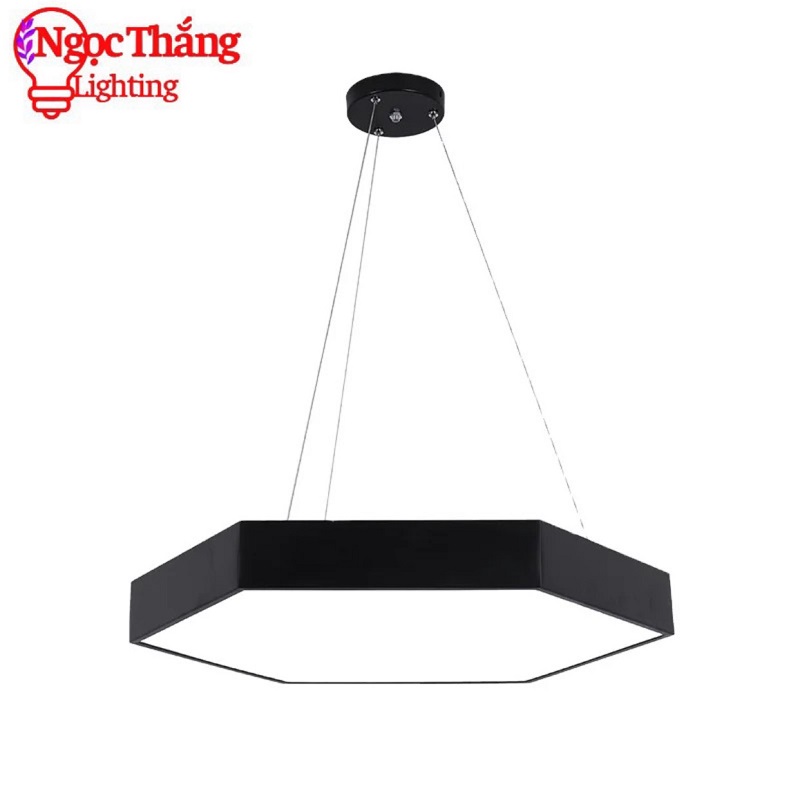 Đèn thả trần văn phòng 60cm hình lục giác và hình lục giác rỗng ánh sáng trắng 48W 220V MS01 Ngọc Thắng - Hình ảnh 9