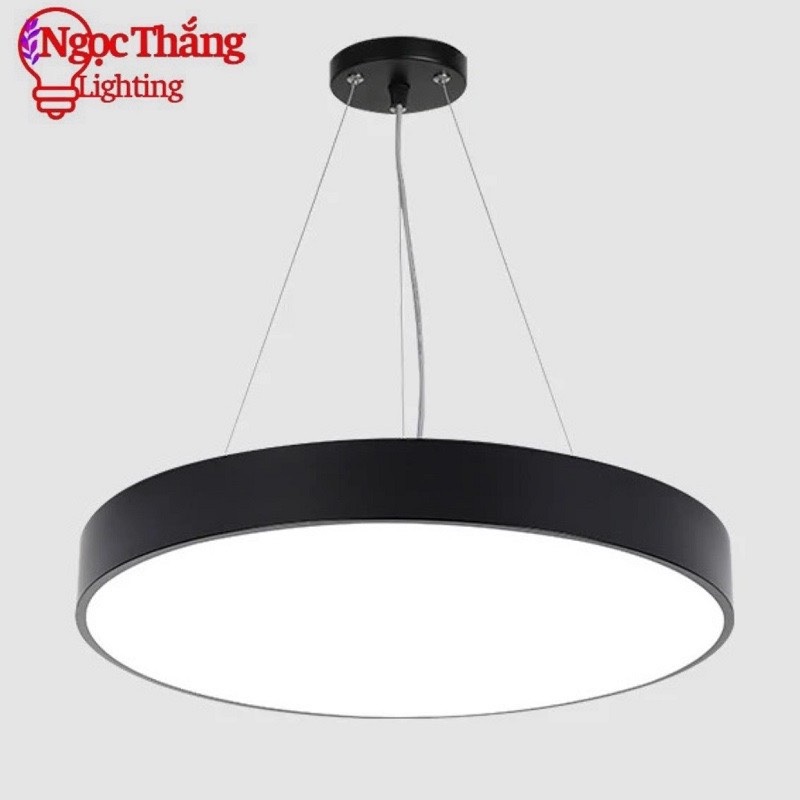 Đèn thả trần văn phòng 60cm hình tròn và hình tròn rỗng ánh sáng trắng 48W 220V MS01 Ngọc Thắng - Hình ảnh 6
