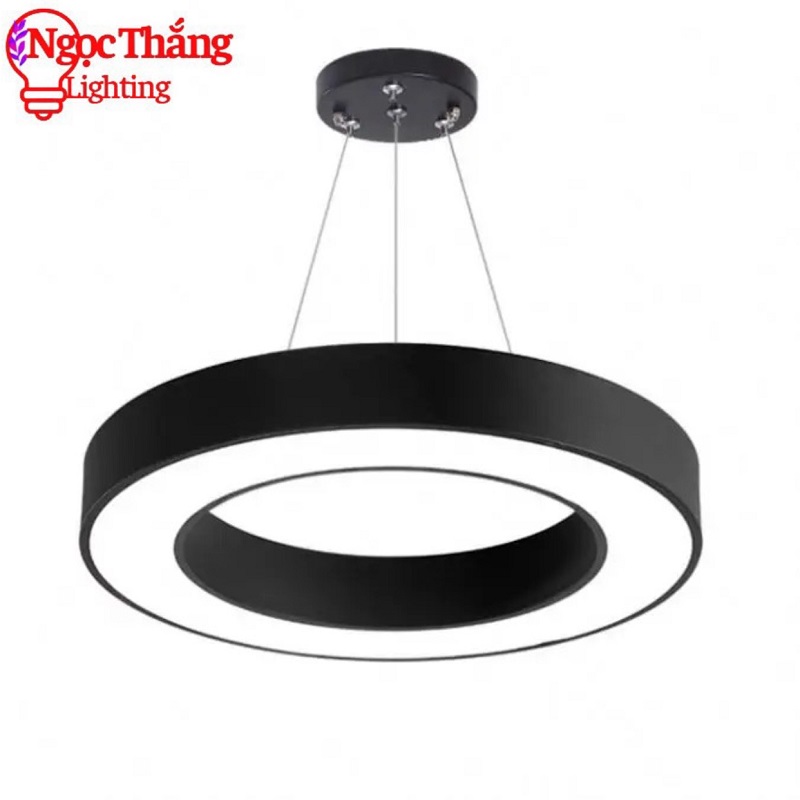 Đèn thả trần văn phòng 60cm hình tròn và hình tròn rỗng ánh sáng trắng 48W 220V MS01 Ngọc Thắng - Hình ảnh 5