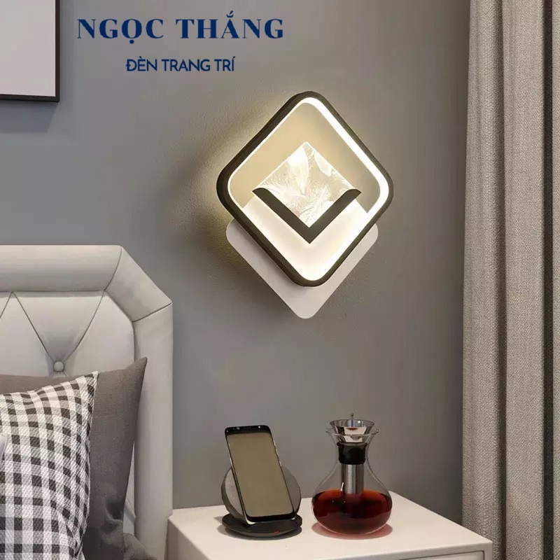 Đèn Led treo tường ốp tường trang trí phòng khách phòng ngủ cầu thang Led 12W 3 chế độ màu 220V GT426 Ngọc Thắng - Image 6