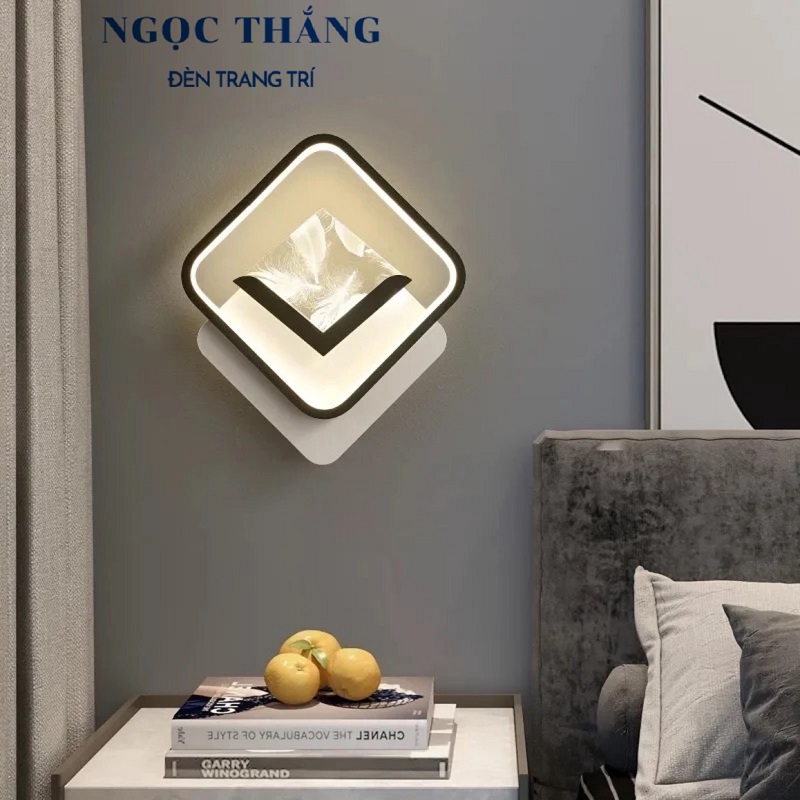 Đèn Led treo tường ốp tường trang trí phòng khách phòng ngủ cầu thang Led 12W 3 chế độ màu 220V GT426 Ngọc Thắng - Image 4