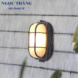 Đèn treo tường gắn tường trang trí trong nhà ngoài trời chống nước 9W E27 220V VNT9503 Ngọc Thắng - Ảnh 5
