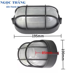 Đèn treo tường gắn tường trang trí trong nhà ngoài trời chống nước 9W E27 220V VNT9503 Ngọc Thắng - Ảnh 3