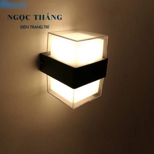 Đèn Led treo tường gắn tường trang trí ngoài trời trong nhà ánh sáng vàng Led 12W VNT669 220V Ngọc Thắng
