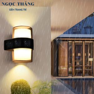 Đèn Led treo tường gắn tường trang trí ngoài trời trong nhà ánh sáng vàng Led 12W VNT670 220V Ngọc Thắng
