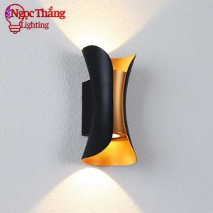 Đèn Led treo tường hắt tường trang trí ngoài trời trong nhà cầu thang ánh sáng vàng Led 6W 220V VNT617 Ngọc Thắng - Ảnh 7