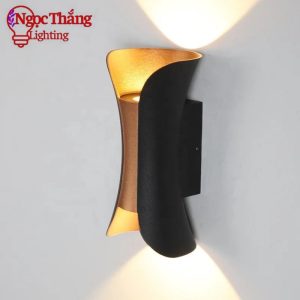 Đèn Led treo tường hắt tường trang trí ngoài trời trong nhà cầu thang ánh sáng vàng Led 6W 220V VNT617 Ngọc Thắng