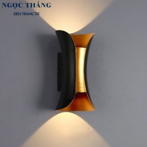 Đèn Led treo tường hắt tường trang trí ngoài trời trong nhà cầu thang ánh sáng vàng Led 6W 220V VNT617 Ngọc Thắng