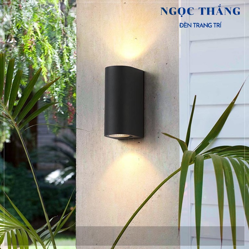Đèn Led treo tường hắt tường trang trí ngoài trời trong nhà Led 10W 220V VNT667 màu đen Ngọc Thắng - Image 13