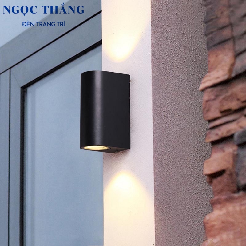 Đèn Led treo tường hắt tường trang trí ngoài trời trong nhà Led 10W 220V VNT667 màu đen Ngọc Thắng - Image 12