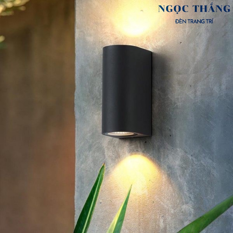 Đèn Led treo tường hắt tường trang trí ngoài trời trong nhà Led 10W 220V VNT667 màu đen Ngọc Thắng - Image 11