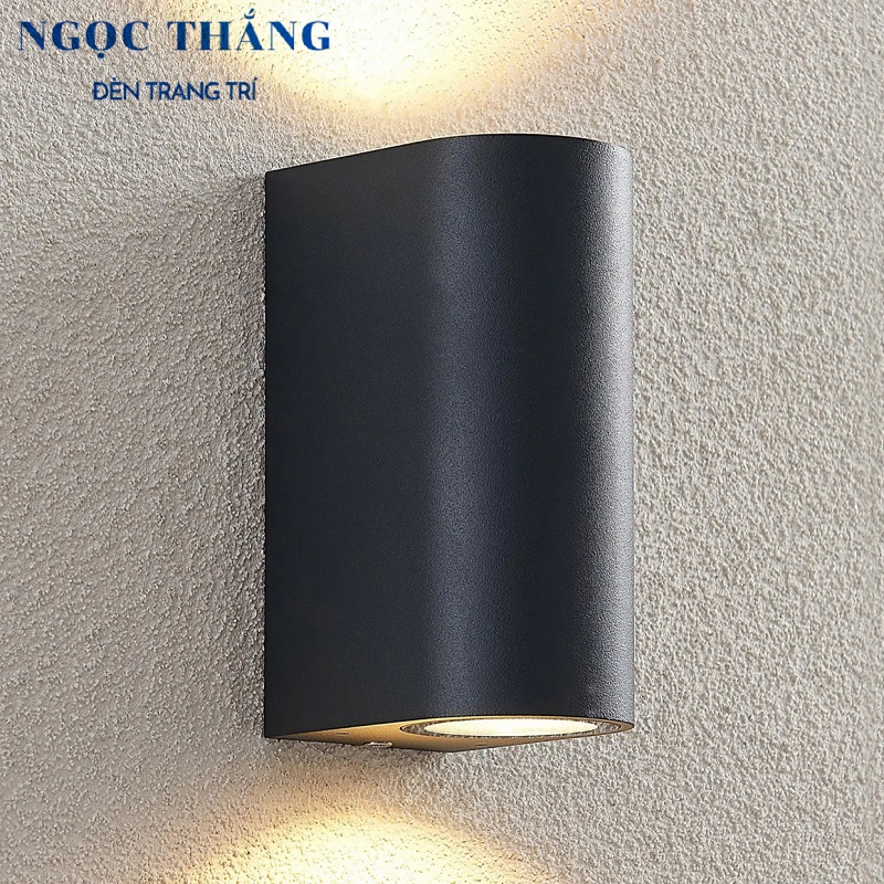 Đèn Led treo tường hắt tường trang trí ngoài trời trong nhà Led 10W 220V VNT667 màu đen Ngọc Thắng - Image 9
