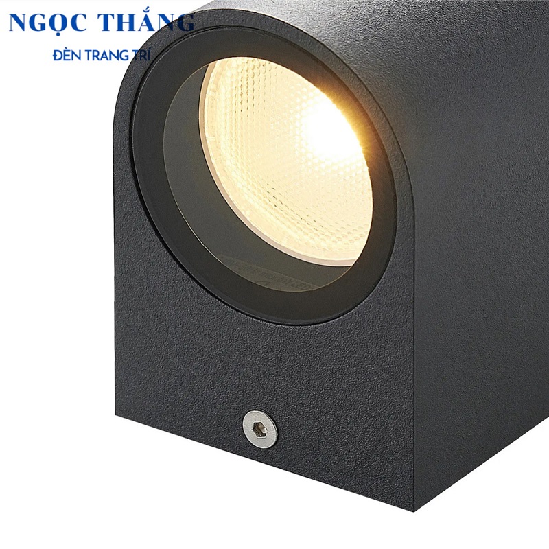 Đèn Led treo tường hắt tường trang trí ngoài trời trong nhà Led 10W 220V VNT667 màu đen Ngọc Thắng - Image 3